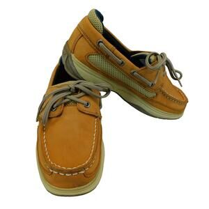 Sperry Top-Sider Lanyard Original Boy's Size 2.5 Toddler Tan Leather Boat Shoe